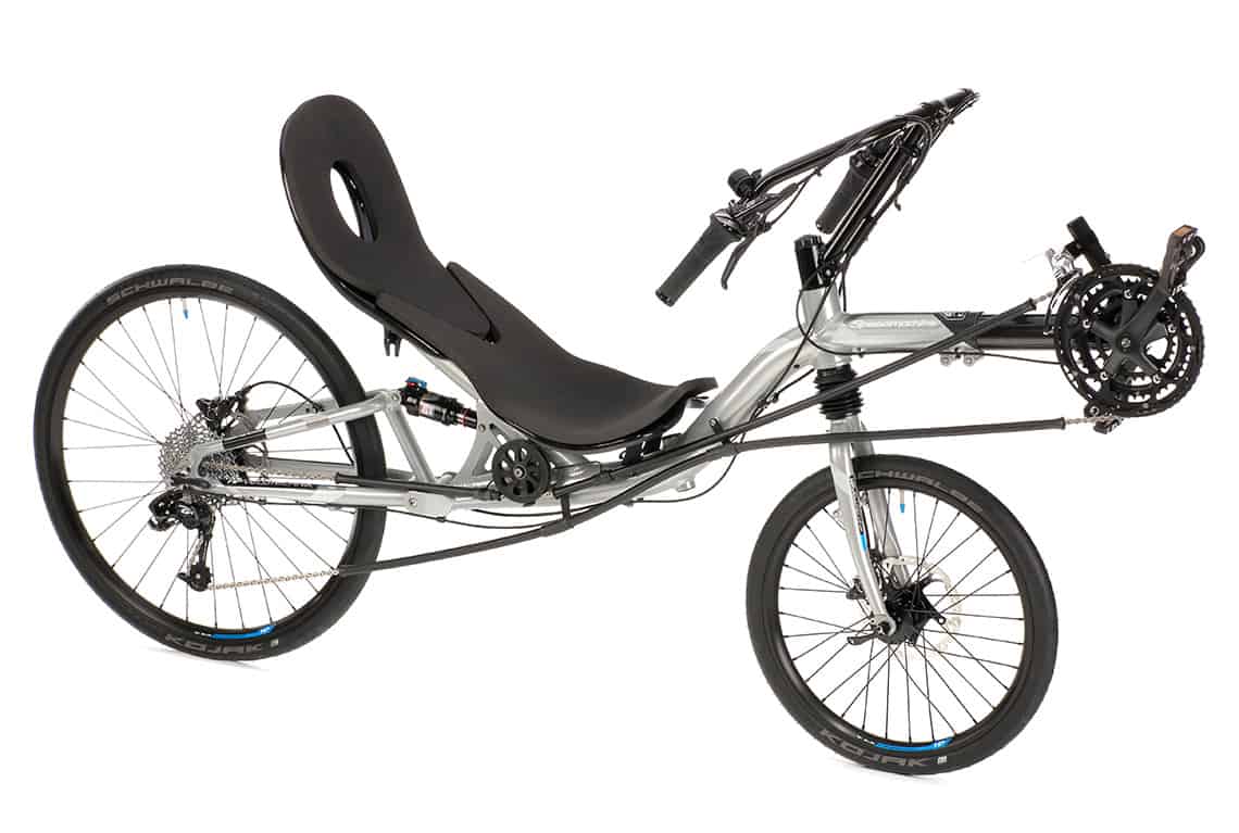 recumbent bike with cover