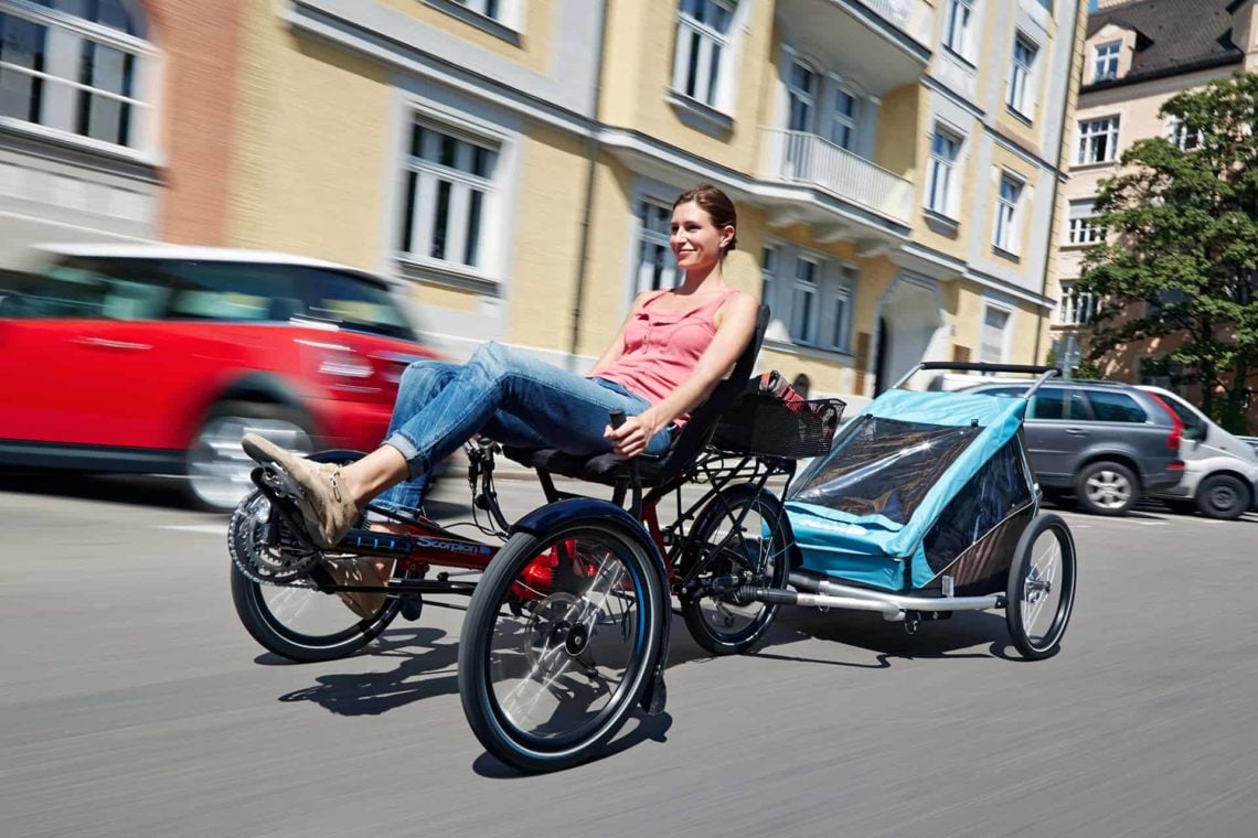 Scorpion plus 20: The Compact High Seat Adult Tricycle